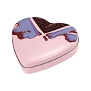 Baodengda heart-shaped tin box